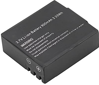 Action Cam Batteria, Fydun 3,7V 900mAh Batteria Agli Ioni di Litio Batteria per Telecamera, Batterie Originali per Fotocamere Sportive per SJ4000 SJ5000 M10 Fotocamera