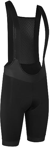 GripGrab Cuissard AquaRepel de Cyclisme à Bretelles Imperméable Rembourré Intempéries Polaire d'hiver pour Homme Vélo
