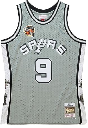 Mitchell & Ness NBA Hall of Fame Swingman Jersey - San Antonio Spurs, M