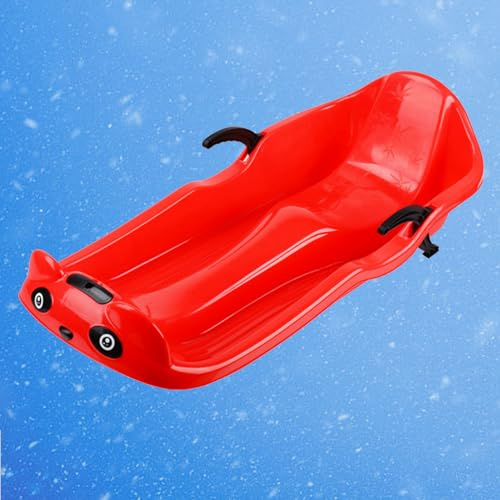 Snow Sledge Kids Double,Snow Sledge with Backrest,Plastic Snow Sled,Plastic Sleds for Sand,Snow Sledge Board