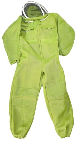 MZPOZB Imkeranzug Imker Tuch Anzug Anti Biss 3D Atmungsaktive Kleidung Schutz Hoodie Hut Overall Bienenzucht Bee Werkzeuge Bauernhof Liefert Imkerei-SchutzanzüGe (Color : 1pcs, Size : 4XL)