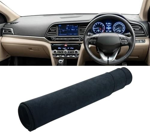 Car Interior Accessories Für Hyundai Für Elantra AD 2016 2017 2018 2019 2020 Auto Dashboard Abdeckung Vermeiden Licht Fall Zubehör Pads Anti-Uv Teppiche Innen Centre Console Dashboard Cover (Color :