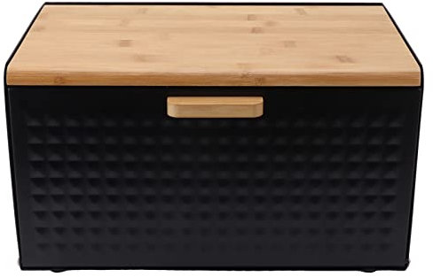 TOPINCN Portapane in Legno, Portapane, Portapane Vintage di Grande Capacità con Look Elegante, Scatole per Alimenti in Un Pezzo per Piano di Lavoro della (-3117230093512)