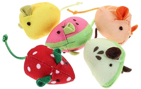 BESPORTBLE 5 Pièces pour Chat Souris Casse-tête de Chat Souris pour Interactive Cat Toy Jouets interactifs pour s Jouets pour s s Peluche