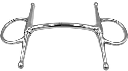 Equine Smile ES0100 ErgoBit Snaffle Bit Thigh Snaffle Bar Bit Thickness 16 mm (12.5 cm)