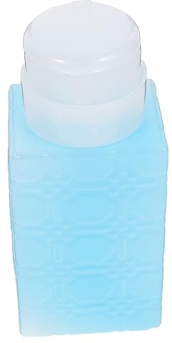 Vaguelly Nagellackentferner Pumpflasche Flüssigkeitsvorratsbehälter Mit Druckpumpe Auslaufsicher Einfache Anwendung Durch Herunterdrücken Stilvolles Design Für Schminktisch Und Reisen