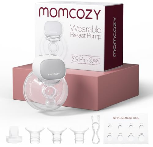 Momcozy S9 Pro Tire Lait Electrique, Gris, 1 Pack