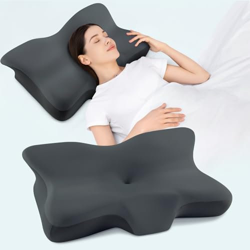 Silkena Memory Foam Kissen,Ergonomisches Kopfkissen