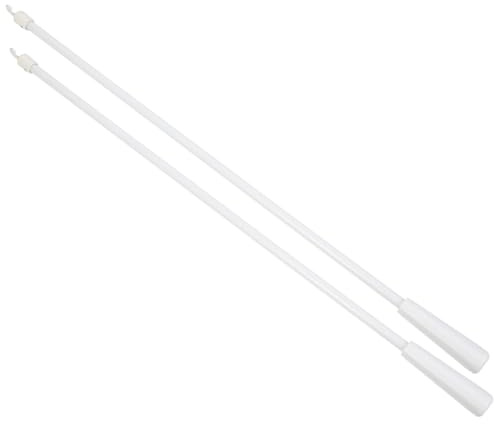 GOOHOCHY 1 Juego Varillas De Control De Barra De con Gancho Accesorios para Cortinas Práctico Y Duradero 2 Piezas