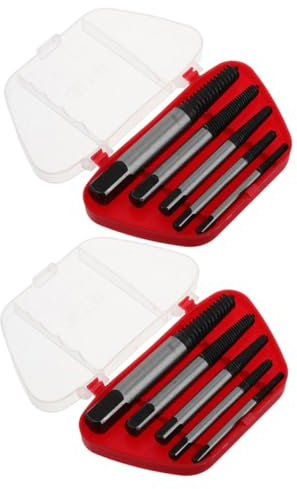 Cabilock 10pezzi Estrattore Viti Set di Punte per Trapano per Rimozione Bulloni Rotti in Estrattore di Viti Danneggiate Facile da Usare Strumento per Riparazioni Fai da Te