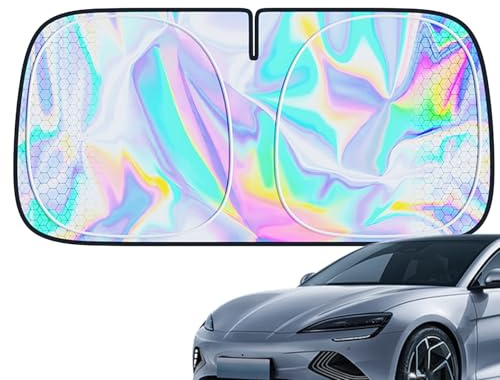 Sombra Solar para Parabrisas De Coche, Protector Solar Delantero para Parabrisas, Protección Interior UV para Conducción En Verano Vacaciones Familiares Viajes Exteriores