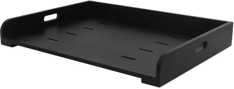 Piastra di copertura per fornelli con manici, copertura in legno di pino, vassoio da portata multifunzione con 8 fori di dissipazione del calore, piastra di copertura per cucina, piccolo appartamento