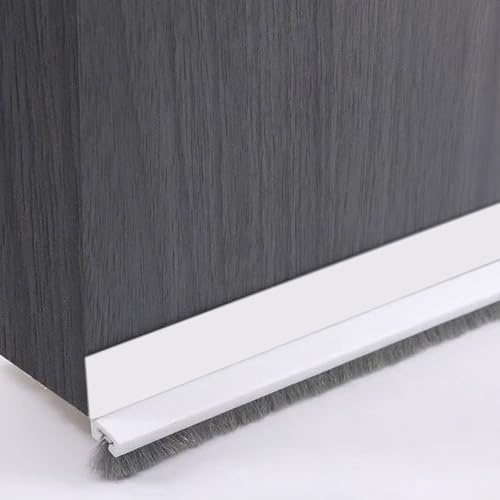 100cm Zugluftstopper Für Türen, Türdichtung Unten, Zugluftstopper, Selbstklebendes Dichtungsband, Einfache Montage, Reduziert Zugluft, können die Schönheit des verbessern(5,2 cm)