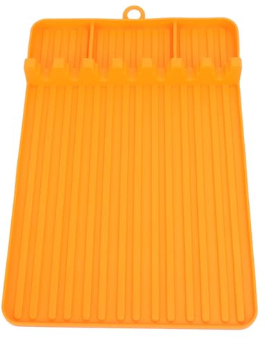 Herramientas de plancha de silicona teta (Naranja, con agujero colgante)