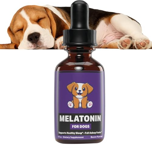 Hunde-Schlaf-unterstützung, 60ml Schlafmittel Für Hunde, Flüssiges Nahrungsergänzungsmittel Zur Unterstützung Eines Gesunden Schlafes Bei Haustieren