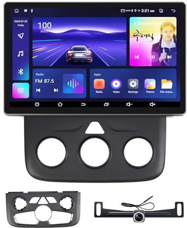 11.5 inch (4G+64G) Car Radio Stereo Upgrade for Dodge Ram 1500 2500 3500 2013-2018 Compatible with Carplay Android Auto GPS Navigation WiFi Bluetooth Mirroring Touchscreen Headunit Replacement
