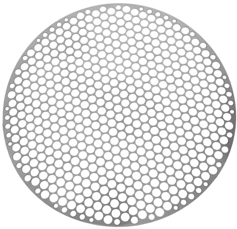 DIYEAH Griglia Rotonda in Acciaio Inox da 30 cm, griglia Portatile per Barbecue, per Esterni, Cottura al Forno, Cottura a Vapore, per Campeggio, Barbecue in Giardino