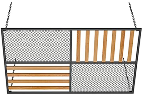 YJEUZCD Kommerziell Decke Fliesen Paneele, Metall Dekorativ Gitterwand Für Anzeige, Draht Gitter Privatsphäre Bildschirm Drinnen Partition, Bars Hausdach Zwickel Teller(50x100cm)