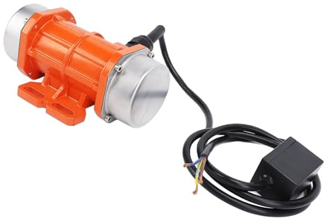 Headerbs Moteur de Vibration du Béton, Vibrateur électrique en Alliage d'aluminium, 3000 Tr/min 50 Hz pour les Mélangeurs de Tamis de Construction et les Applications Minières (50W)
