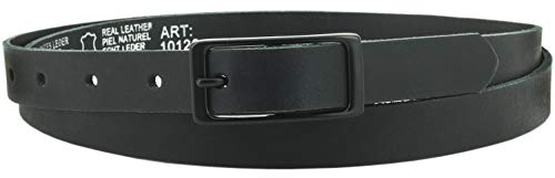 Ledergürtel echt Leder, 2 cm breit, Damen Gürtel, Hüftgürtel, Jeansgürtel, Damengürtel, Casual, schmal, Schnalle, Jeans, Vascavi, Made in Germany