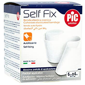 Pic Self Fix Benda Elastica Coesiva Di Fissaggio 6 cm X 4 m