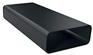 NEFF Z861SM2, Installationszubehör für Dunstabzüge, Flachkanalstück gerade 1000mm, Farbe: Schwarz