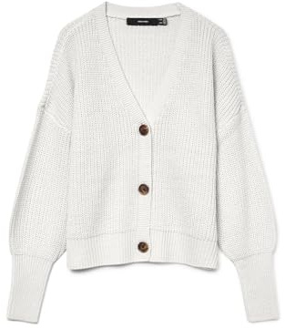 VERO MODA Damer Vmlea Ls V-hals Cuff Cardigan Noos kofta, Molndansare, S