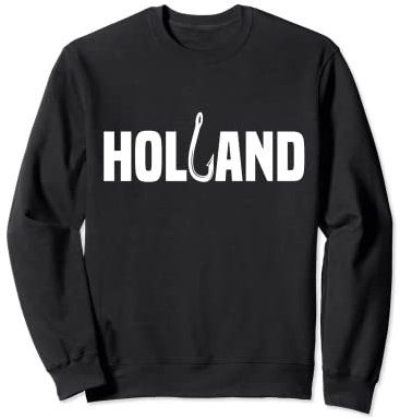 Holland Niederlande Angeln Urlaub Angeln Sweatshirt