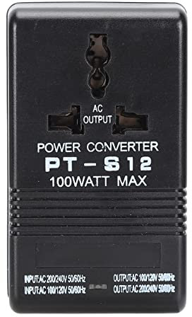 Nimomo Adaptateur Convertisseur Convertisseur de puissance Convertisseur de tension convertisseur de tension ca 100v-120v à 220v-240v transformateur d'alimentation abaisseur 100w