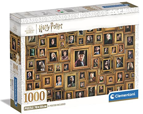 Clementoni HQ Collection - Harry Potter Puzzle 1000 Teile | Puzzle für Erwachsene - anspruchsvolles Puzzle von Clementoni 39786