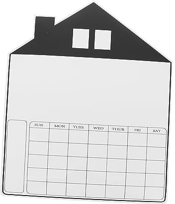 CAXUSD Magnetisches Wochenplaner Für Kühlschrank Abwischbares Whiteboard Magnet Mit Kalenderfunktion Und Notizbereich Für Familienorganisation Und Erinnerungen