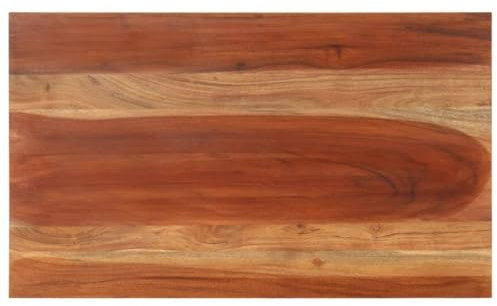 LAPOOH Tischplatte, Schreibtischplatte, Arbeitsplatte, Waschtischplatte, Bürotischplatte, Massivholz Palisander 15-16 mm 60×100 cm