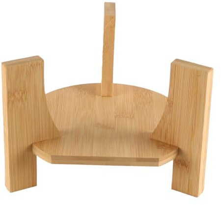 Laroal Soporte para dispensador de Bebidas, Soporte Estable para contenedores de Limonada, Base Redonda de Madera para Fiestas, Bares, hogares, Celebraciones navideñas
