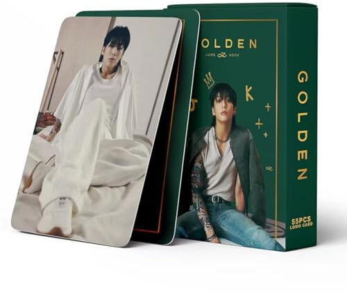 KSOIQPU Jungkook Photocard 55PCS BTS Card, Mini Card, Photocards, Album Photocards, Collection Card, Kpop Photocard, a, A