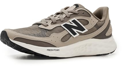 New Balance Men's Fresh Foam Arishi V4 Running Shoe, Thunder Brown/Stoneware, 10