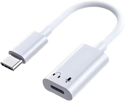 ZHHSUNY Adaptateur de Câble USB-C Light-ning pour i-Phone16 15 Pro Max Plus i-Pad 10,Adaptateur Jack Audio USB-C vers Light-ning,Support pour Écouter Musique,des Appels Vocaux