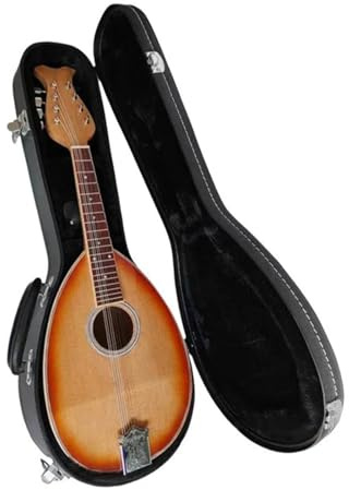 Mandolina De Madera Con Forma De Cuchara Instrumento Acústico De 8 Cuerdas Para Principiantes Y Adultos Instrumento De Mandolina Para Adultos(3/4)