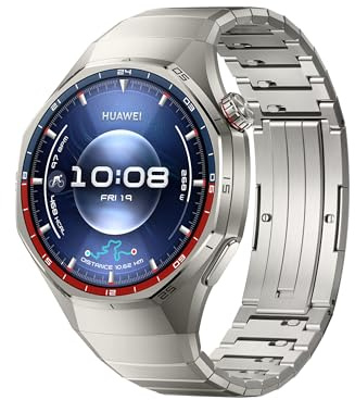 HUAWEI Watch GT 6 Pro Smartwatch, GPS Sportuhr mit EKG, 46mm, Titan | Bis zu 21 Tage Akku, AMOLED-Display, umfassende Fahrrad-Features, Gesundheitsmonitoring, 100+ Sportmodi, für Android & iOS
