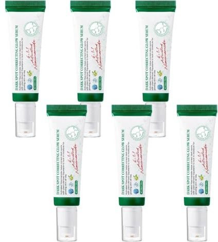 Dark Spot Correcting Glow Siero Con Niacinamide,Cura Schiarente Per Iperpigmentazione,Siero Viso Contro Macchie Scure,Idratante Anti-Invecchiamento Della Pelle (6pcs)