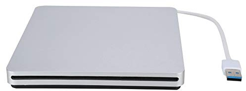 ASHATA USB3.0 Externes DVD/CD Laufwerk Brenner,Tragbar Slim CD DVD Brenner Schreiber Player,High Speed DVD CD Brenner USB 3.0 DVD Laufwerk für Mac10 OS/XP/2003/Win7/Vista