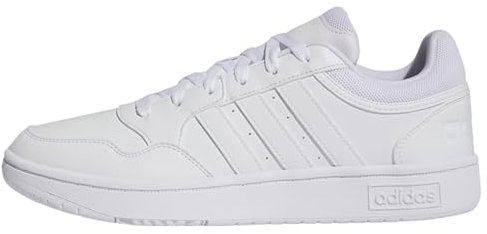 adidas Herren Hoops 3.0 Low Classic Vintage Shoes, Cloud White/Cloud White/Core Black, 46 EU