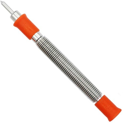 1/8-Inch High Speed Steel Center Punch, Hammerless Center Punch Tool for Drill Marks on Wood or Metal