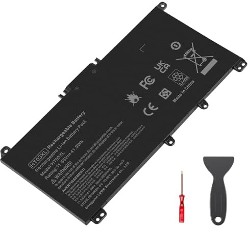 HT03XL l11119-855 Wiederaufladbar Laptop Akku für HP Pavilion 240 G7 245 G7 250 255 14-CE 14-CF 14-CK 14-cm 14-DF 14-MA 14Q-CS 14Q-CY 14S-CF 14S-CR Serie Ersatz Akku [11.55V 41.9Wh]