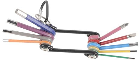 Homoyoyo Klappbarer Schraubenschlüsselsatz Stahl Für Wasserhähne Sechskantschlüssel Vielseitiges Reparaturwerkzeug Kompakt Tragbar Für Fahrrad Motorrad Haushalt