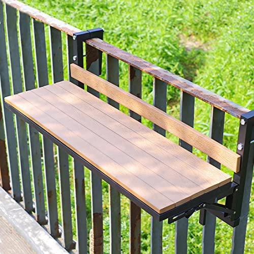 Klappbarer Beistelltisch für den Außenbereich, verstellbare, wandmontierte Beistelltische für die Terrasse, klappbarer Balkontisch mit Geländer, klappbarer Bar-Hebeschreibtisch, kl