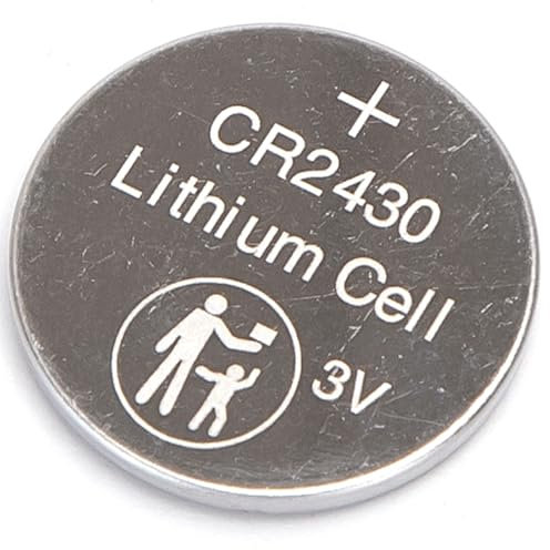 Pila de botón 3 V CR2430, 2 Unidades, Ideal para Relojes, calculadoras y Dispositivos electrónicos.