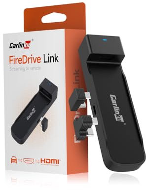 Carlinkit Car TV HDMI 2025 for Fire TV Stick Konverter, HD HDMI Auto Adapter Cast Video/Game zum Auto, Plug and Play, Funktioniert für Wired CarPlay Autos und Fire Stick Geräte