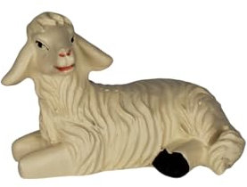 ZICOM Krippenzubehör Schaf ca. 4cm Polyresin, liegend