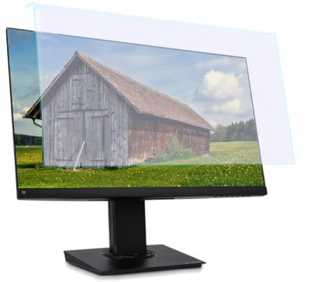 vnrutkou Hanging Type Monitor Guard 27-Inch, Aspect Ratio Widescreen Monitor, Anti-Blue Light Monitor Privacy Screen Fliter, Security Shield Filter (27in612.6x356mm)