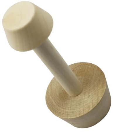 PHENOFICE Holz-törtchenformen Mit Doppelkopf-design Backwerkzeug Für Mini-törtchen Und Eierkuchen Naturholz-stampferformen Zum Teigformen in Küche